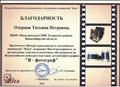 Всероссийский центр гражданских и молодежных инициатив "Идея" Благодарность  за организацию участия  и подготовку обучающихся во Всероссийском конкурсе-выставке детских фотографий "Я-фотограф"